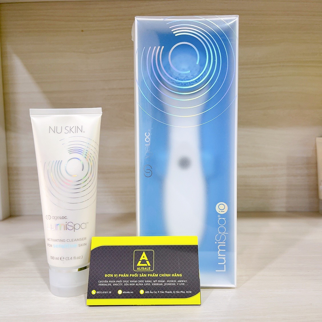 Máy Rửa Mặt Lumipsa iO Nuskin Da Nhạy Cảm