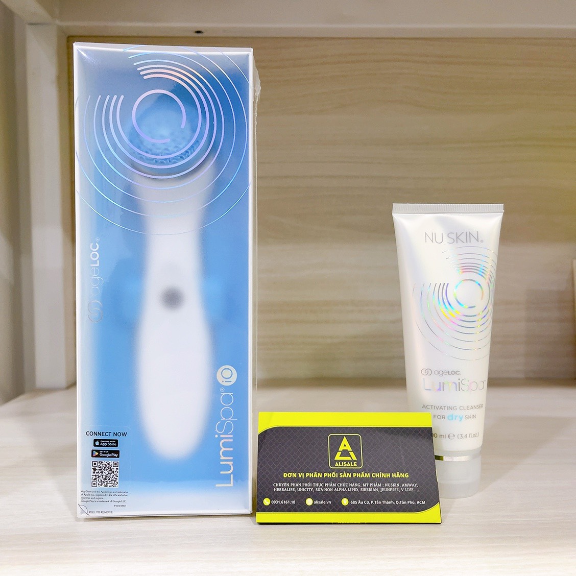 Máy Rửa Mặt Ageloc Lumipsa iO Nuskin Da Khô Dry