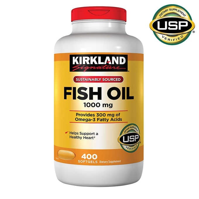 kirkland signature fish oil 1000 mg